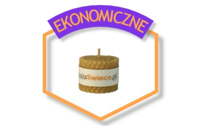 Świeczki w wosku pszczelego ekonomiczne